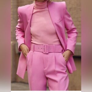 Zara pink blazer size L